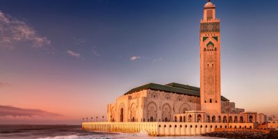 Casablanca mosque pontos turísticos de Marrocos
